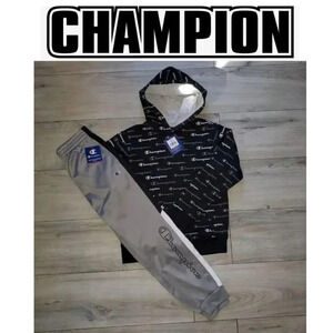 BOYS M CHAMPION
CHAINSTITCH HOODIE & TRACK…